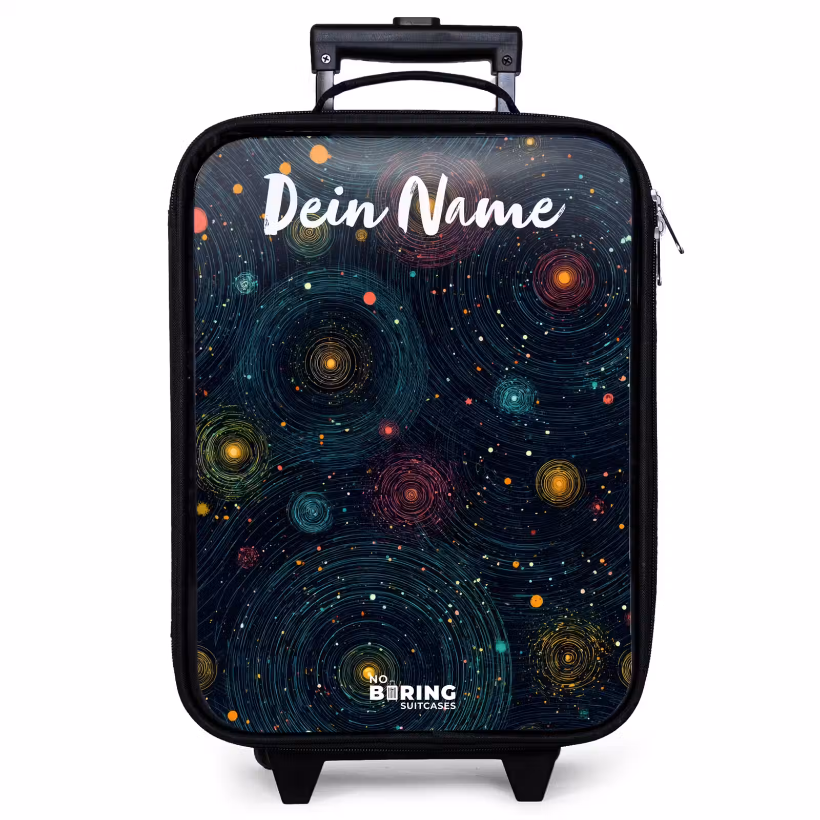 Kinderkoffer mit Name - Sterne - Planeten - Farbenfroh — 1