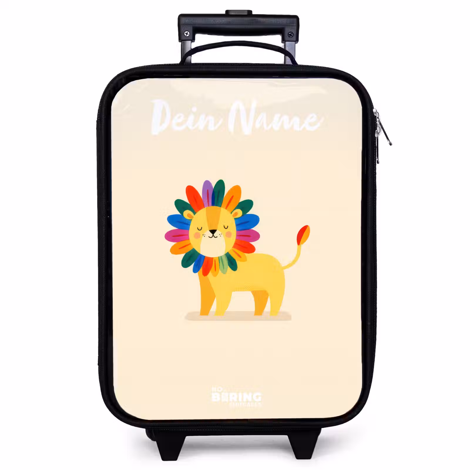 Kinderkoffer mit Name - Löwe - Mähne - Farbenfroh — 1