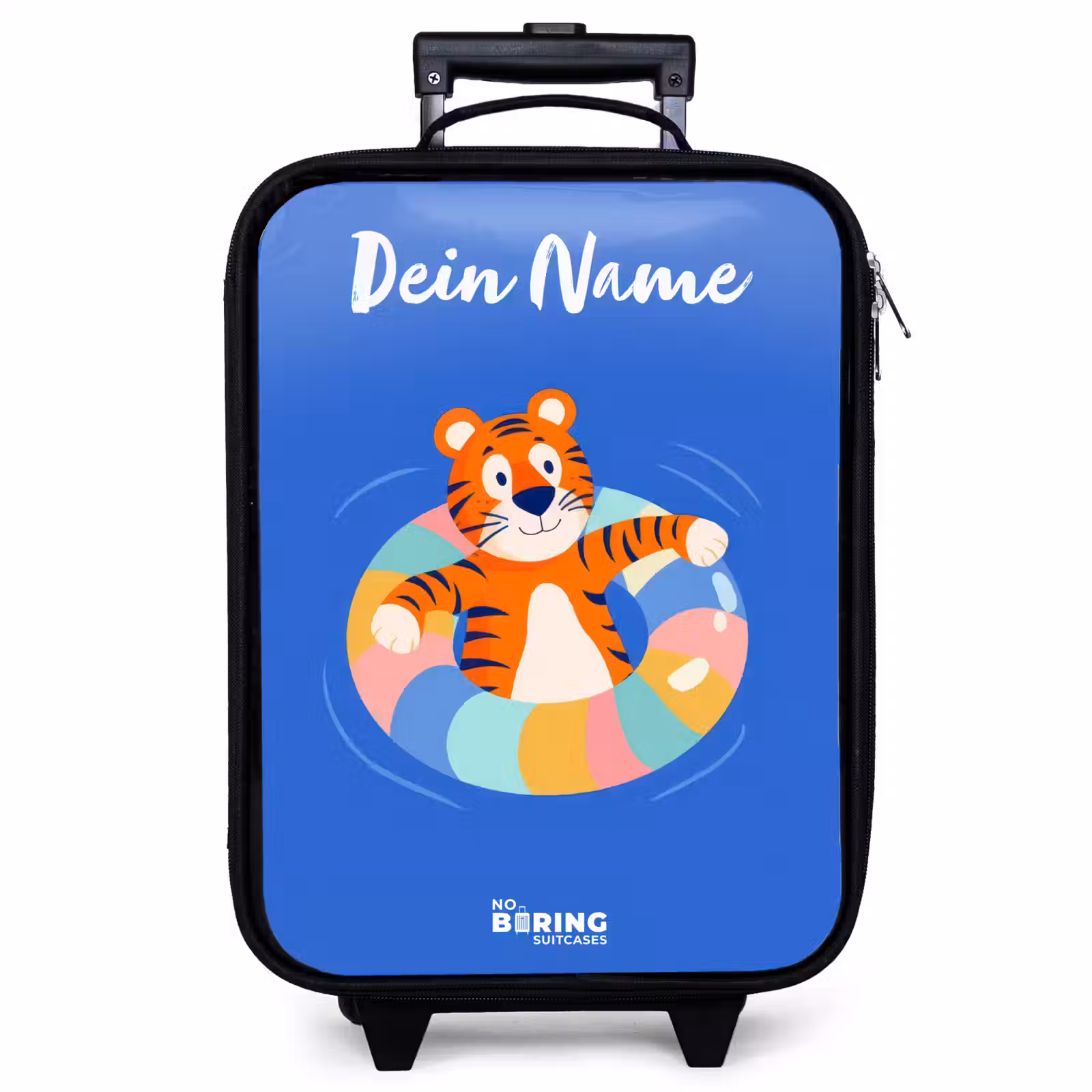 Kinderkoffer mit Name - Tiger - Schwimmband - Wasser — 1