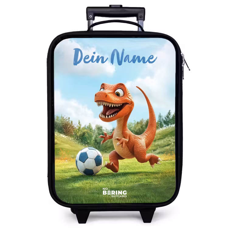 Kinderkoffer mit Name - Fußball - Dino - Sport — 1