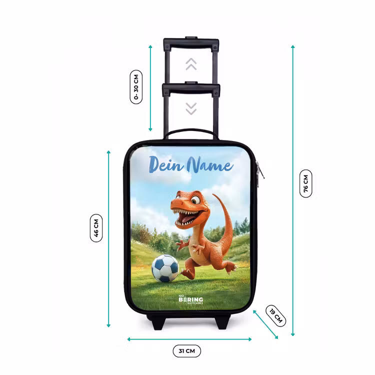 Kinderkoffer mit Name - Fußball - Dino - Sport — 7