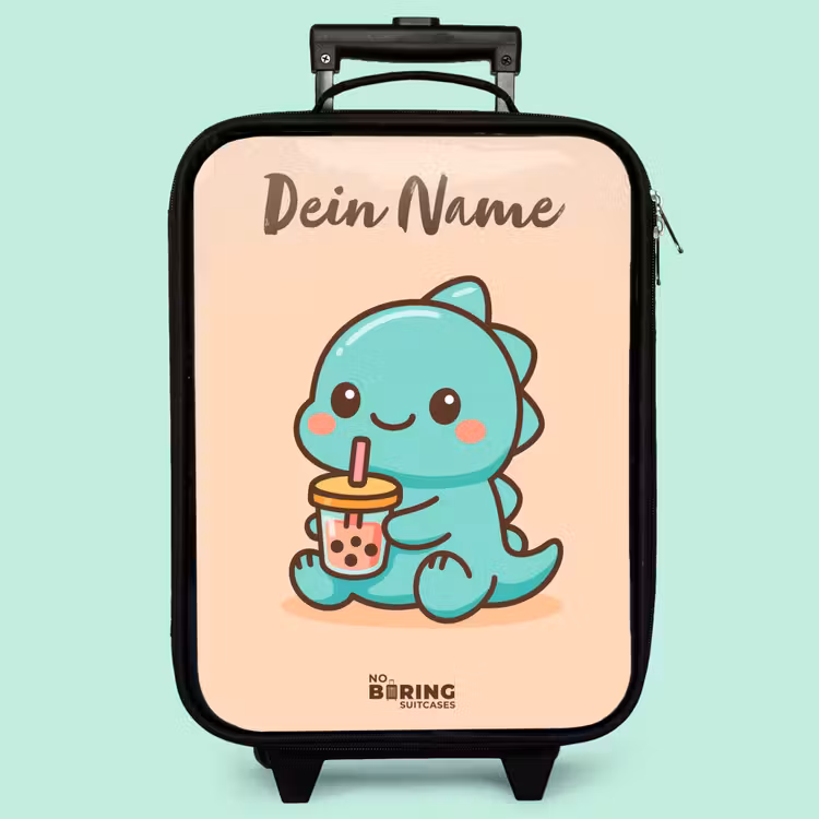 Kinderkoffer mit Name - Kawai - Dino - Bubbletea — 3