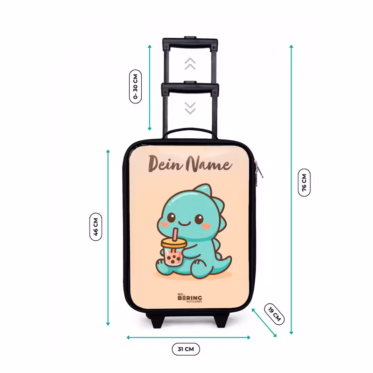 Kinderkoffer mit Name - Kawai - Dino - Bubbletea — 7