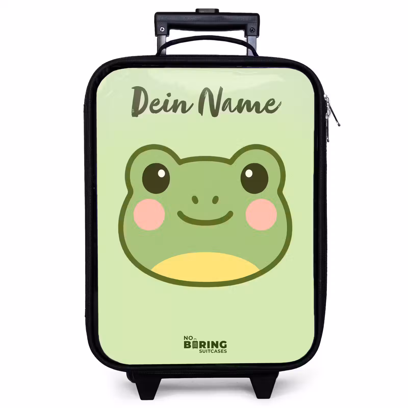 Kinderkoffer mit Name - Kawai - Frosch - Grün — 1