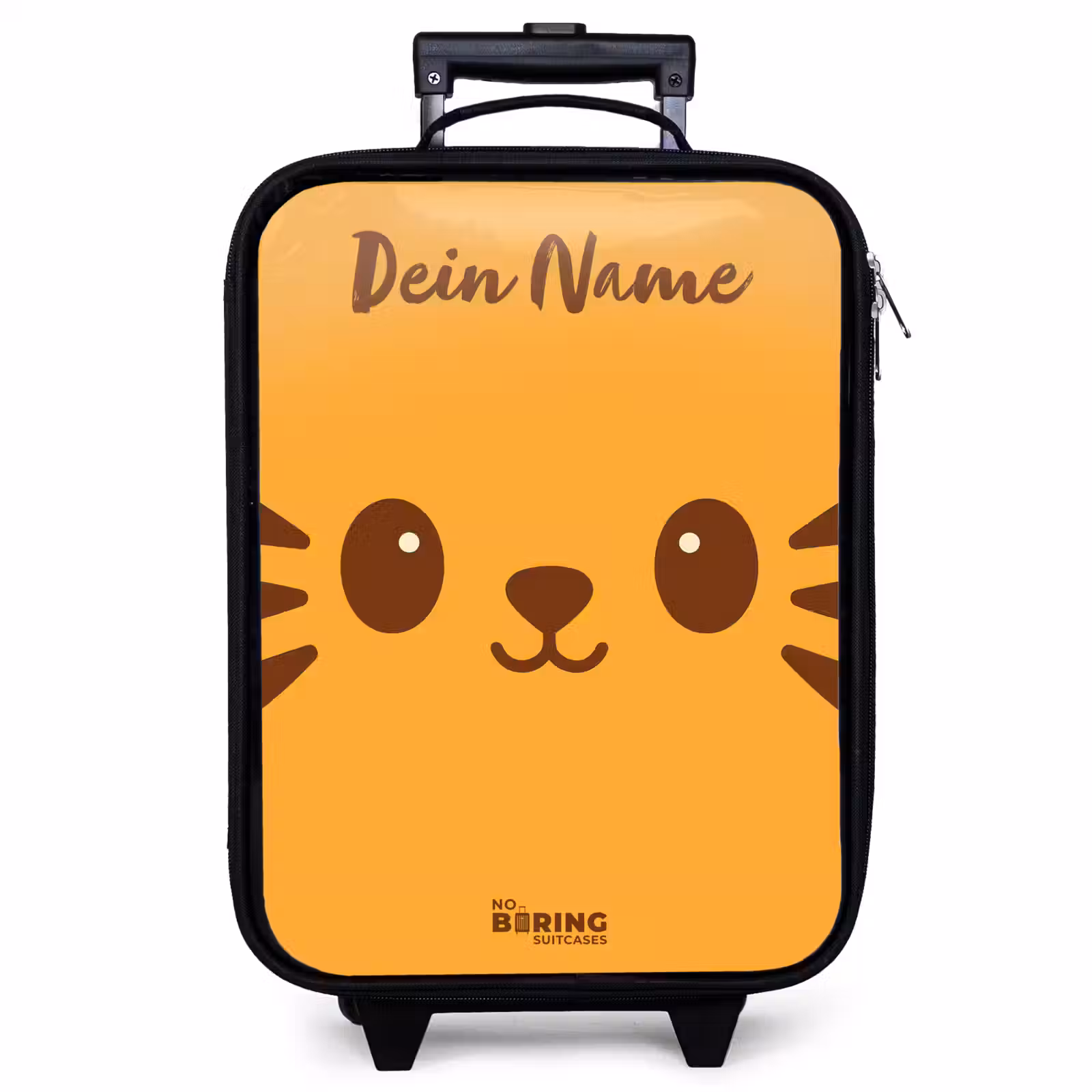 Kinderkoffer mit Name - Kawai - Tiger - Orange — 1