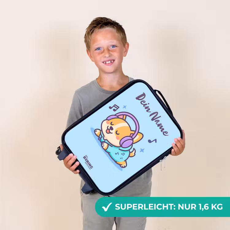 Kinderkoffer mit Name - Kawai - Hund - Musik — 2