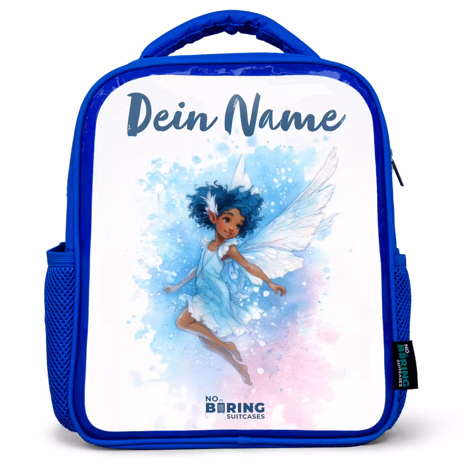 Kinderrucksack - Blau - Fliegende Fee in Blautönen — 1