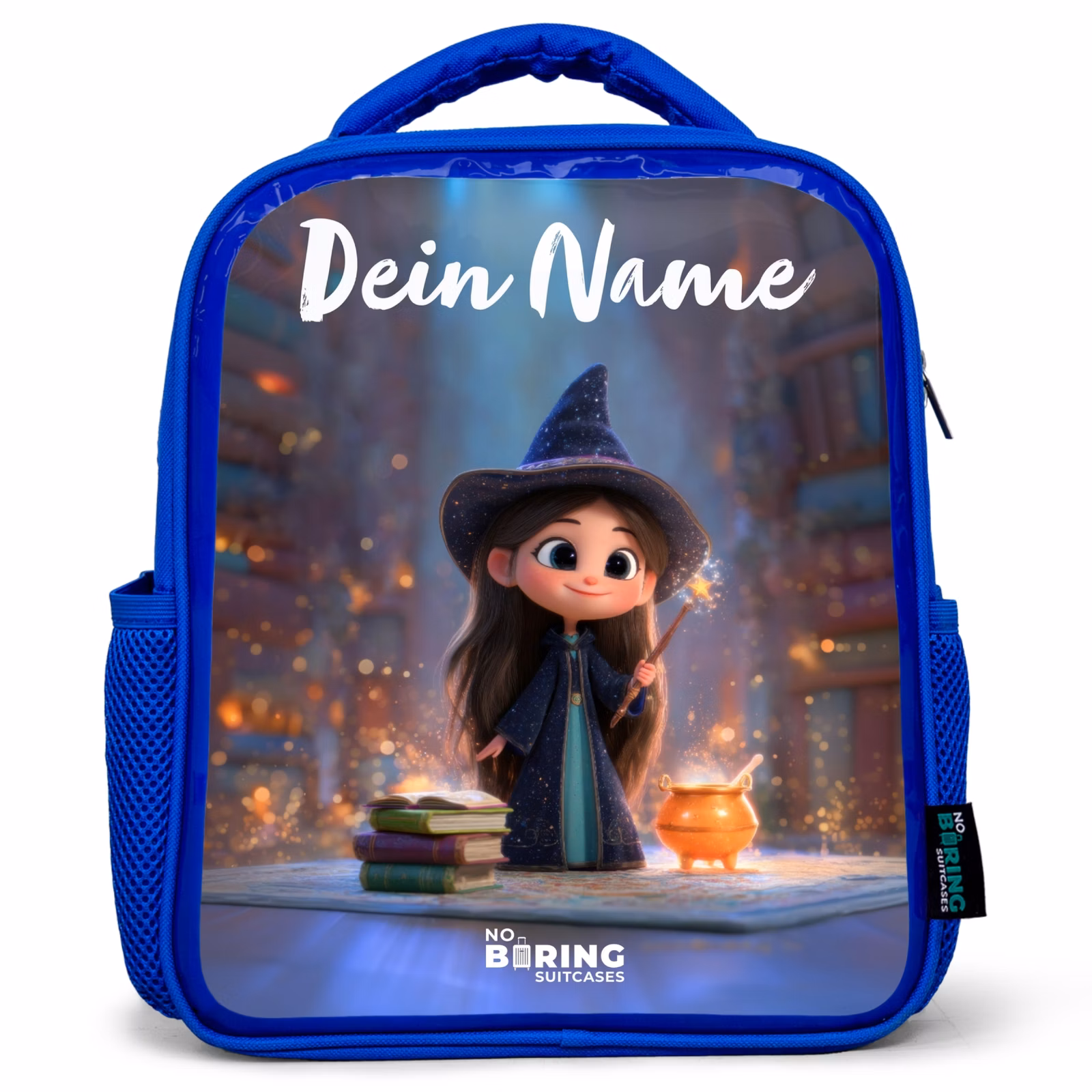 Kinderrucksack - Blau - Kleine Zauberin in der Bibliothek — 1