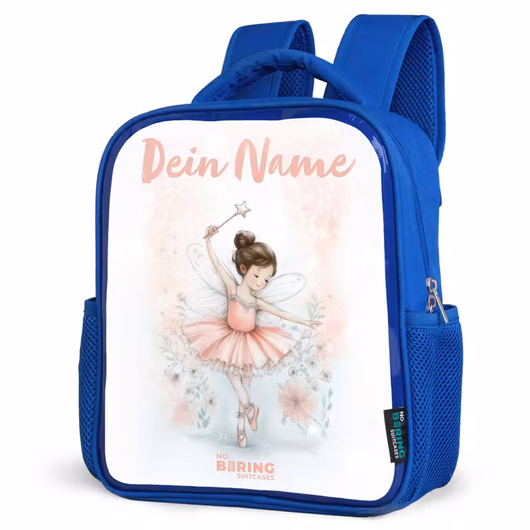 Kinderrucksack - Blau - Ballerina - Elfe - Fee — 7