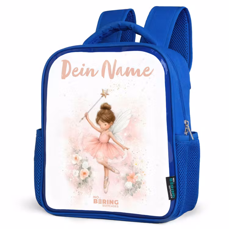 Kinderrucksack - Blau - Ballerina Fee in Rosa — 7