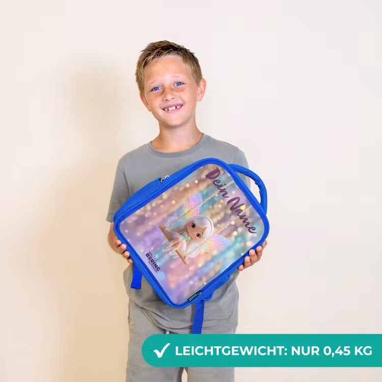 Kinderrucksack - Blau - Fee - Elf - Regenbogen — 4
