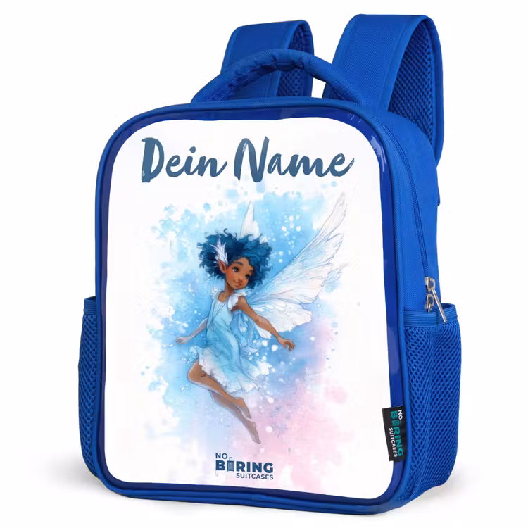 Kinderrucksack - Blau - Fliegende Fee in Blautönen — 7