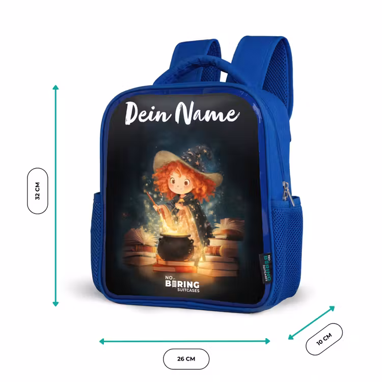 Kinderrucksack - Blau - Hexe mit funkelndem Trank — 6
