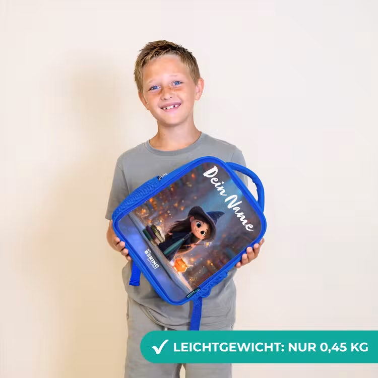 Kinderrucksack - Blau - Kleine Zauberin in der Bibliothek — 4