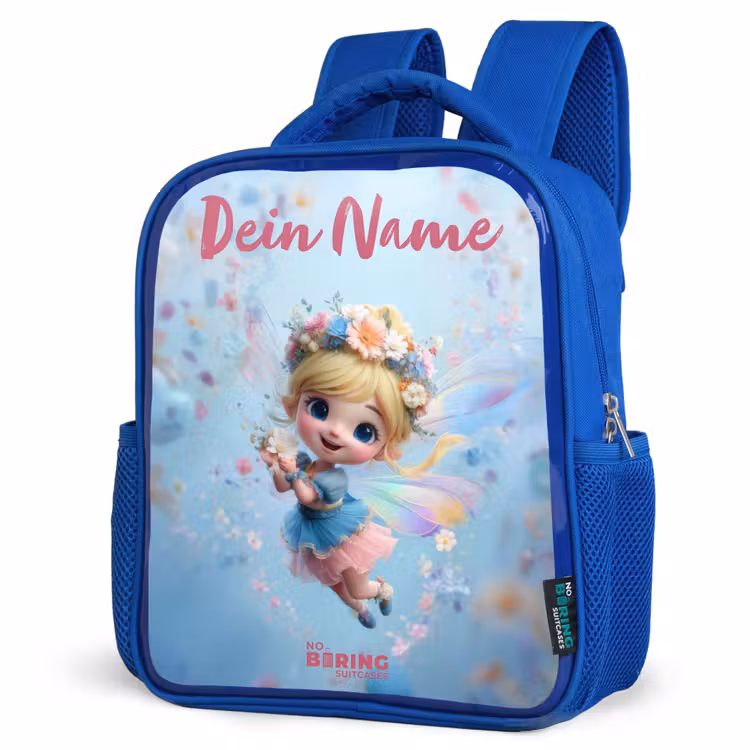 Kinderrucksack - Blau - Schmetterling Fee in Flower Air — 7