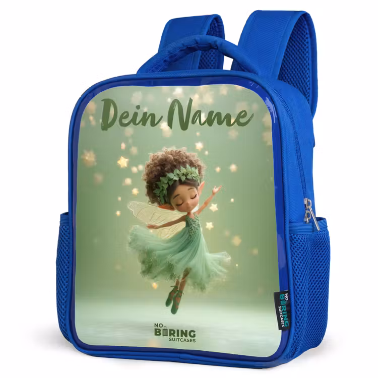 Kinderrucksack - Blau - Tanzende Fee in grünem Licht — 7
