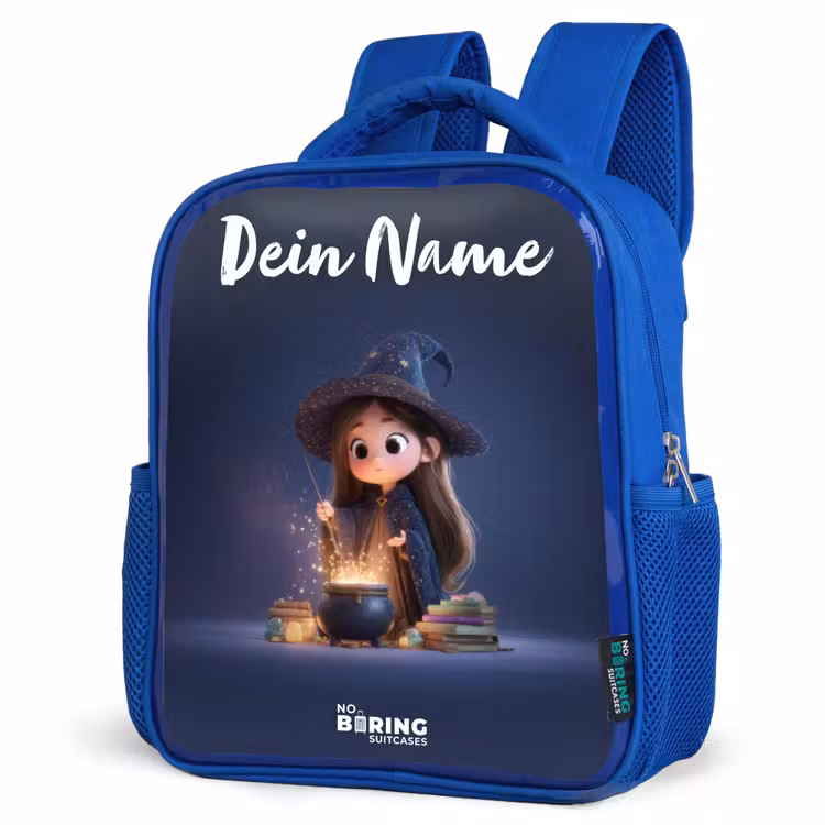 Kinderrucksack - Blau - Verwunschenes Mädchen mit Kessel — 7