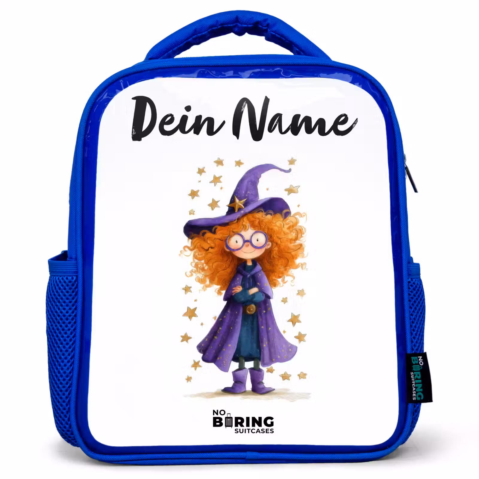 Kinderrucksack - Blau - Sternenzauber mit Locken — 1