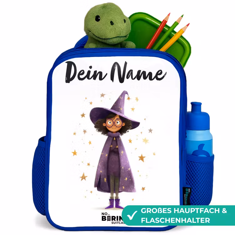 Kinderrucksack - Blau - Der violette Umhang des Zauberers — 3