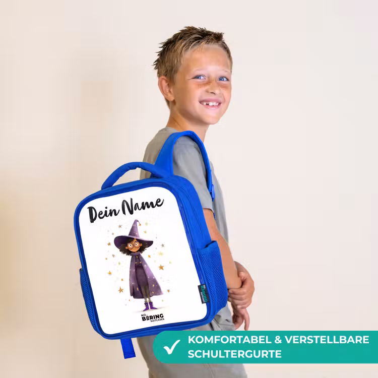 Kinderrucksack - Blau - Der violette Umhang des Zauberers — 5