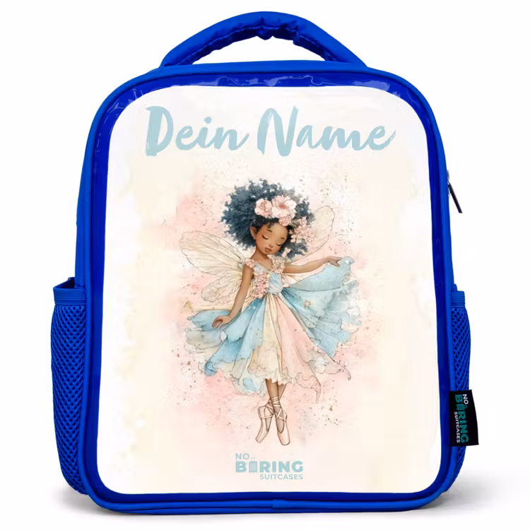 Kinderrucksack - Blau - Elf - Ballett - Farbenfroh — 1