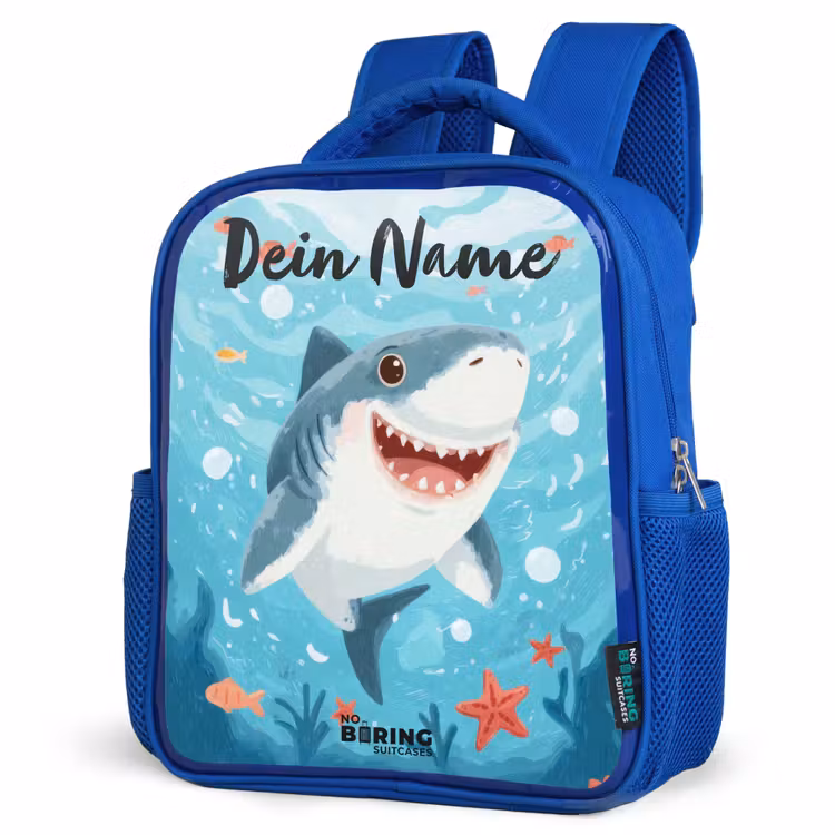 Kinderrucksack - Blau - Hai - Wasser - Meer — 7