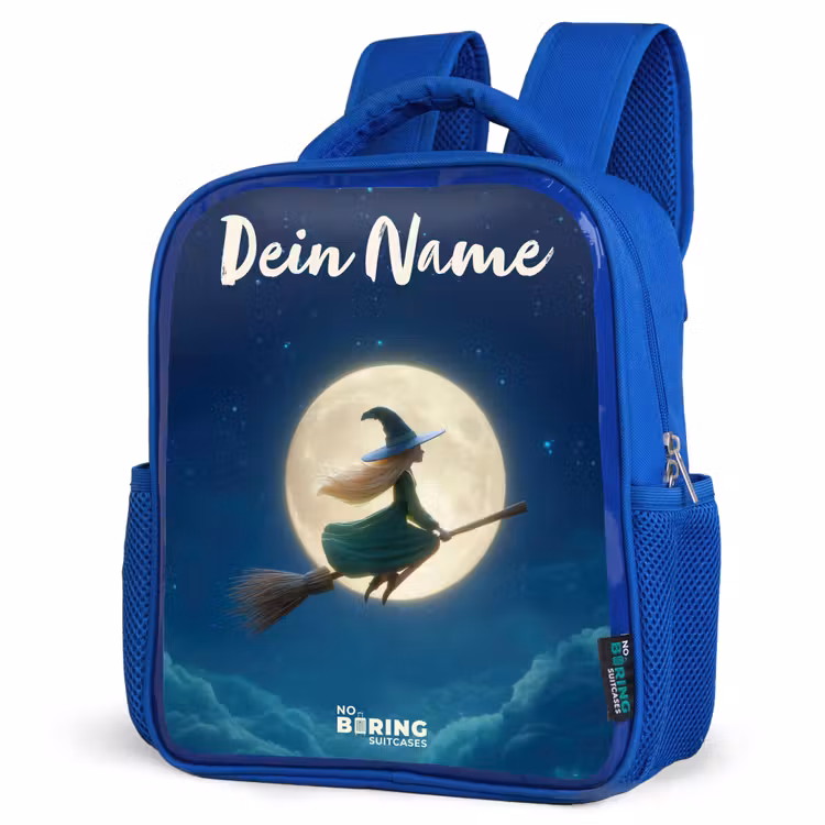 Kinderrucksack - Blau - Hexe im Mondscheinflug — 7