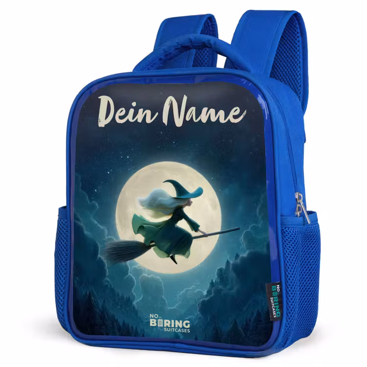 Kinderrucksack - Blau - Nachtflug über den Wald — 7