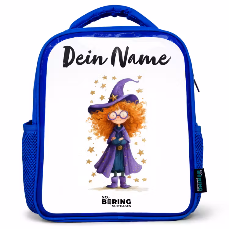 Kinderrucksack - Blau - Sternenzauber mit Locken — 1