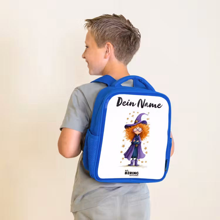 Kinderrucksack - Blau - Sternenzauber mit Locken — 2