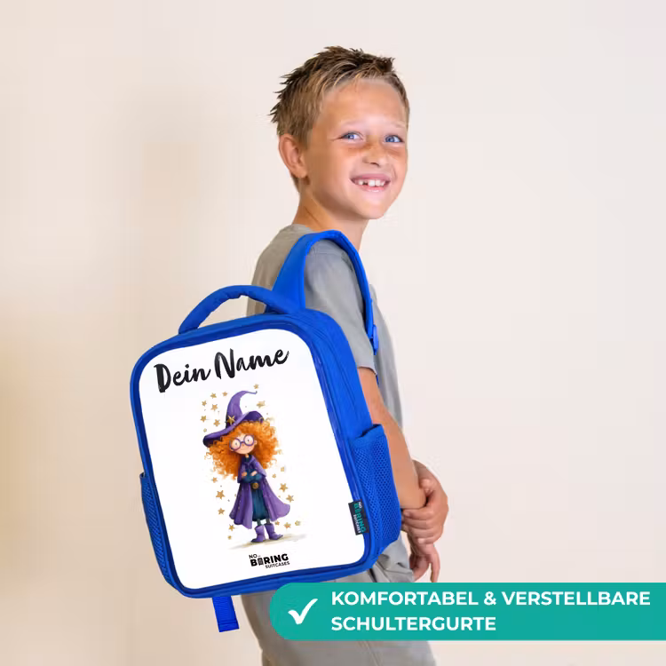 Kinderrucksack - Blau - Sternenzauber mit Locken — 5
