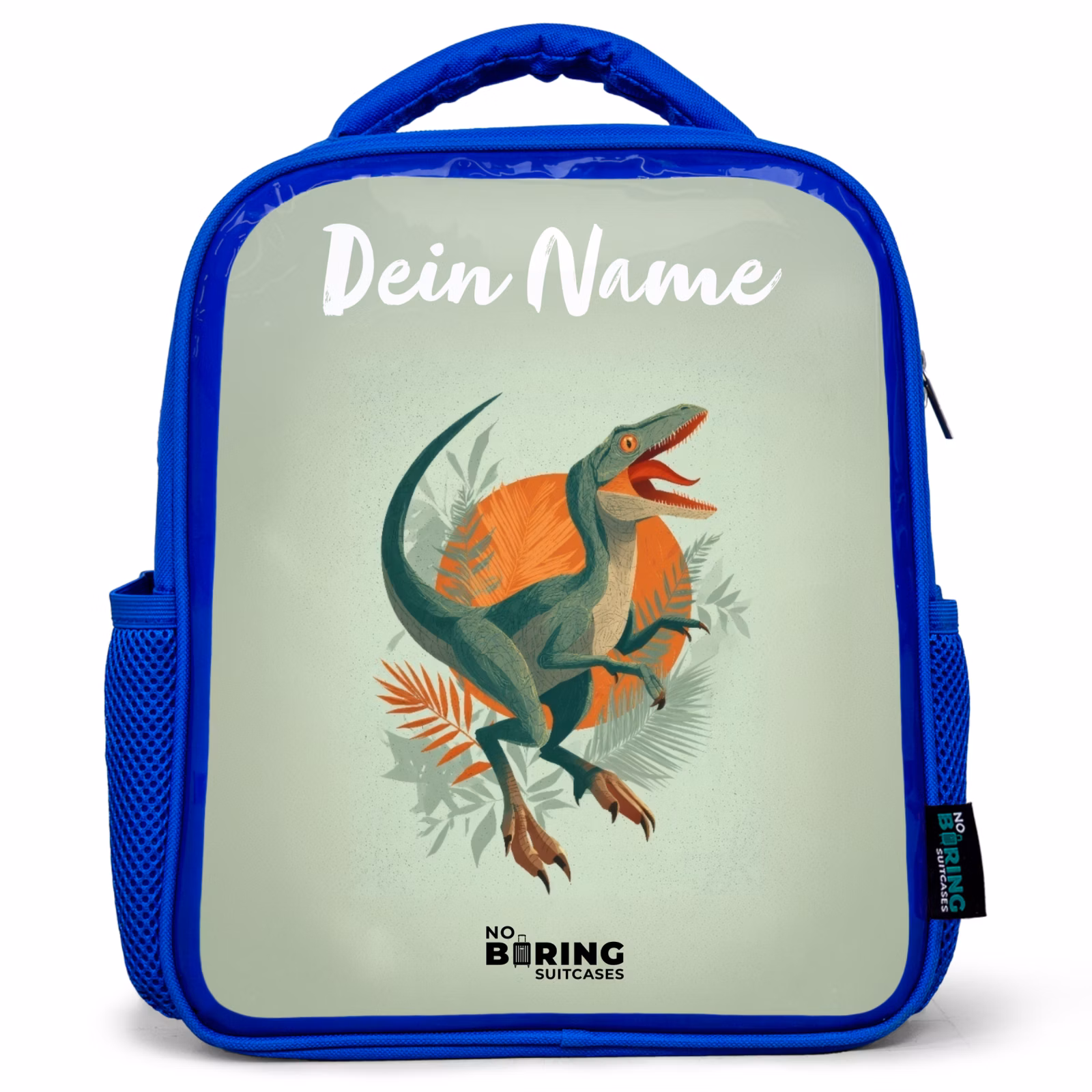 Kinderrucksack - Blau - Tier - Dino - Natur — 1