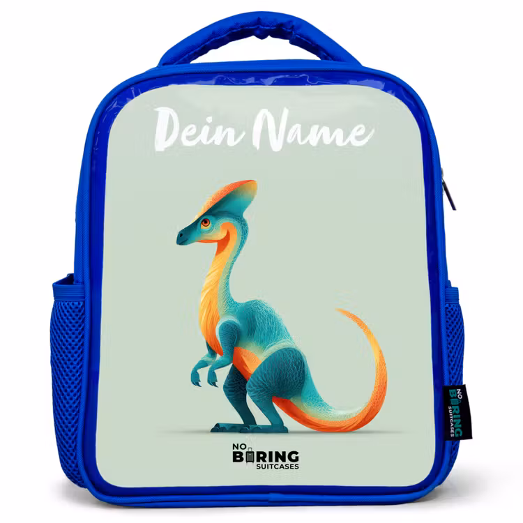 Kinderrucksack - Blau - Dino - Blau - Tier — 1