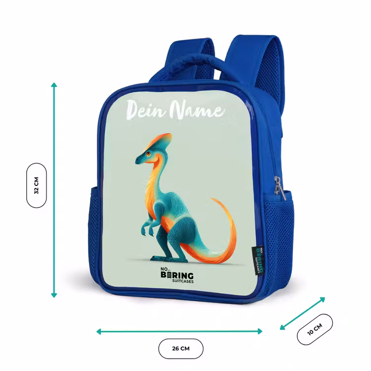 Kinderrucksack - Blau - Dino - Blau - Tier — 6