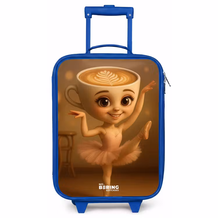 Kinderkoffer Blau - Ballerina Cappuccina — 1