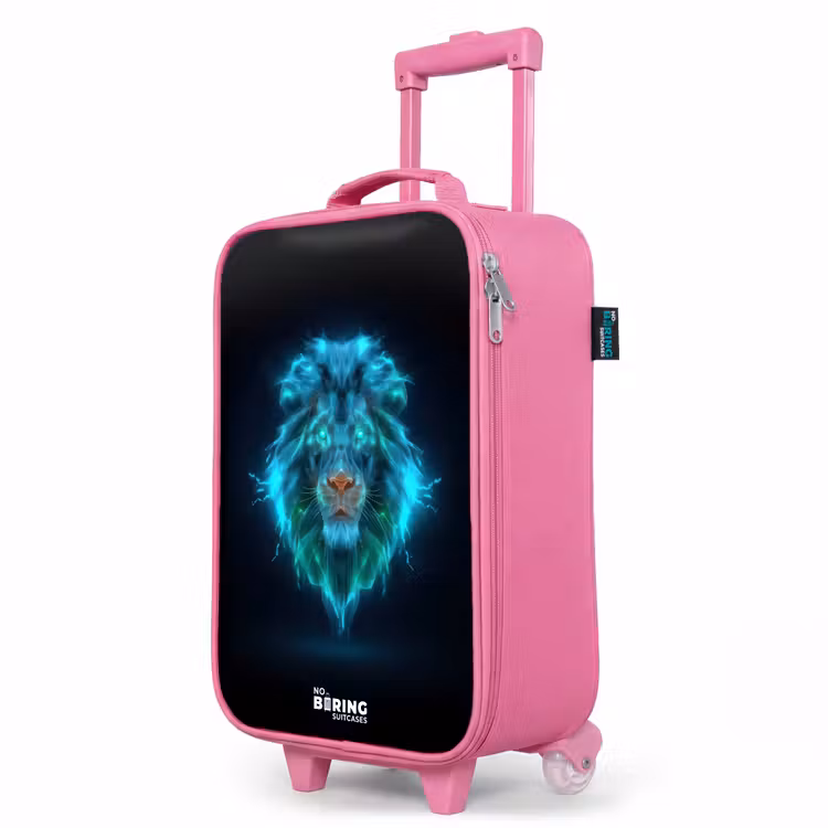 Kinderkoffer Rosa - Leuchtender Löwe — 8