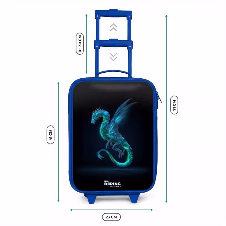 Kinderkoffer Blau - Legendärer Cyber-Drache — 7