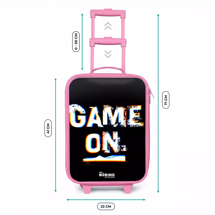 Kinderkoffer Rosa - Das Spiel läuft in Schwarz und Weiß — 7
