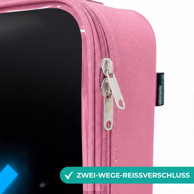 Kinderkoffer Rosa - Hellblaues Kreuz in einer Nachtszene — 5