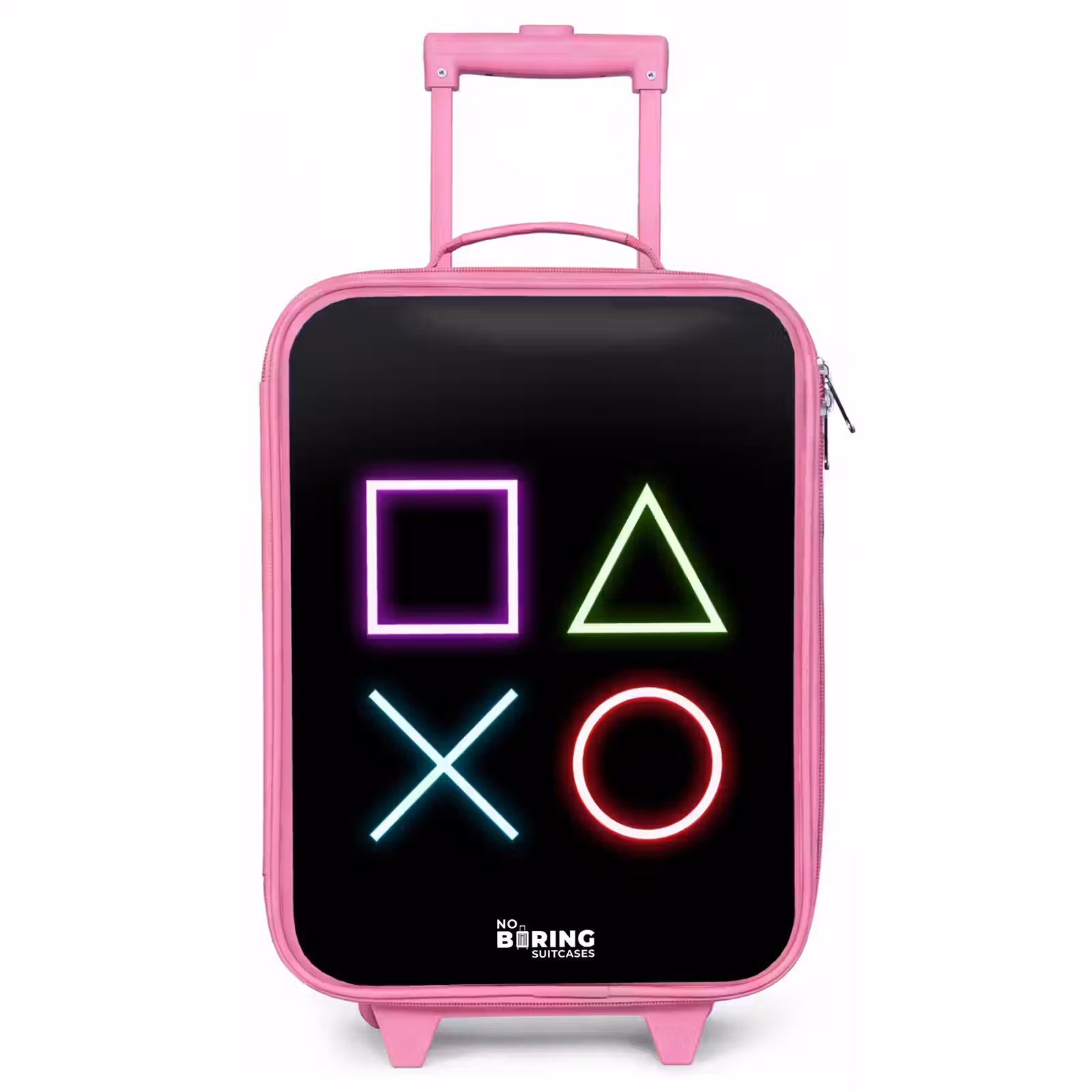 Kinderkoffer Rosa - Neonverlinkte Symbole — 1