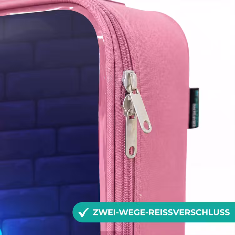 Kinderkoffer Rosa - Neonbuchstaben auf einer Backsteinmauer — 5