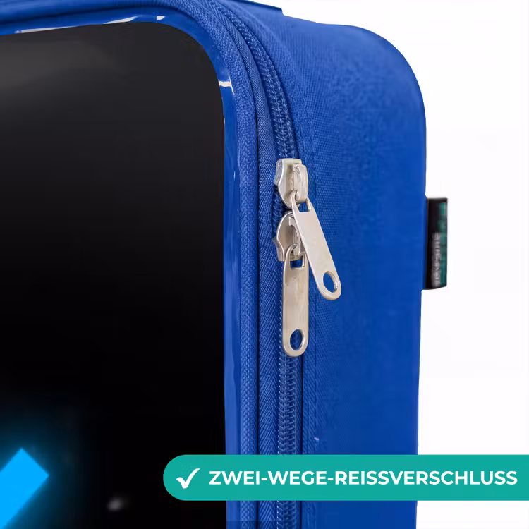 Kinderkoffer Blau - Hellblaues Kreuz in einer Nachtszene — 5