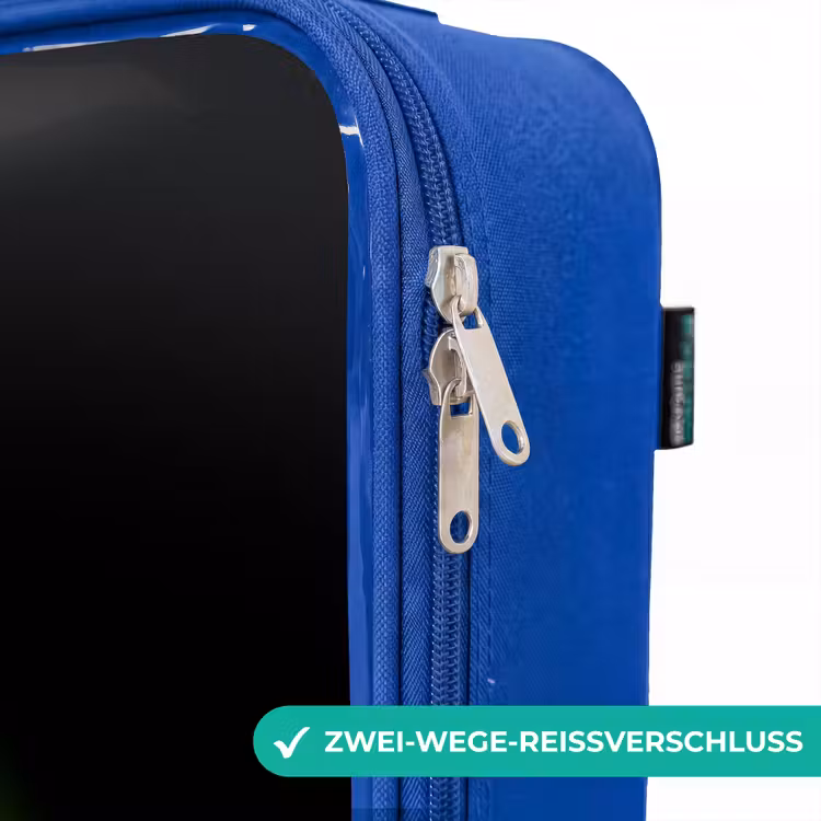 Kinderkoffer Blau - Neonverlinkte Symbole — 5