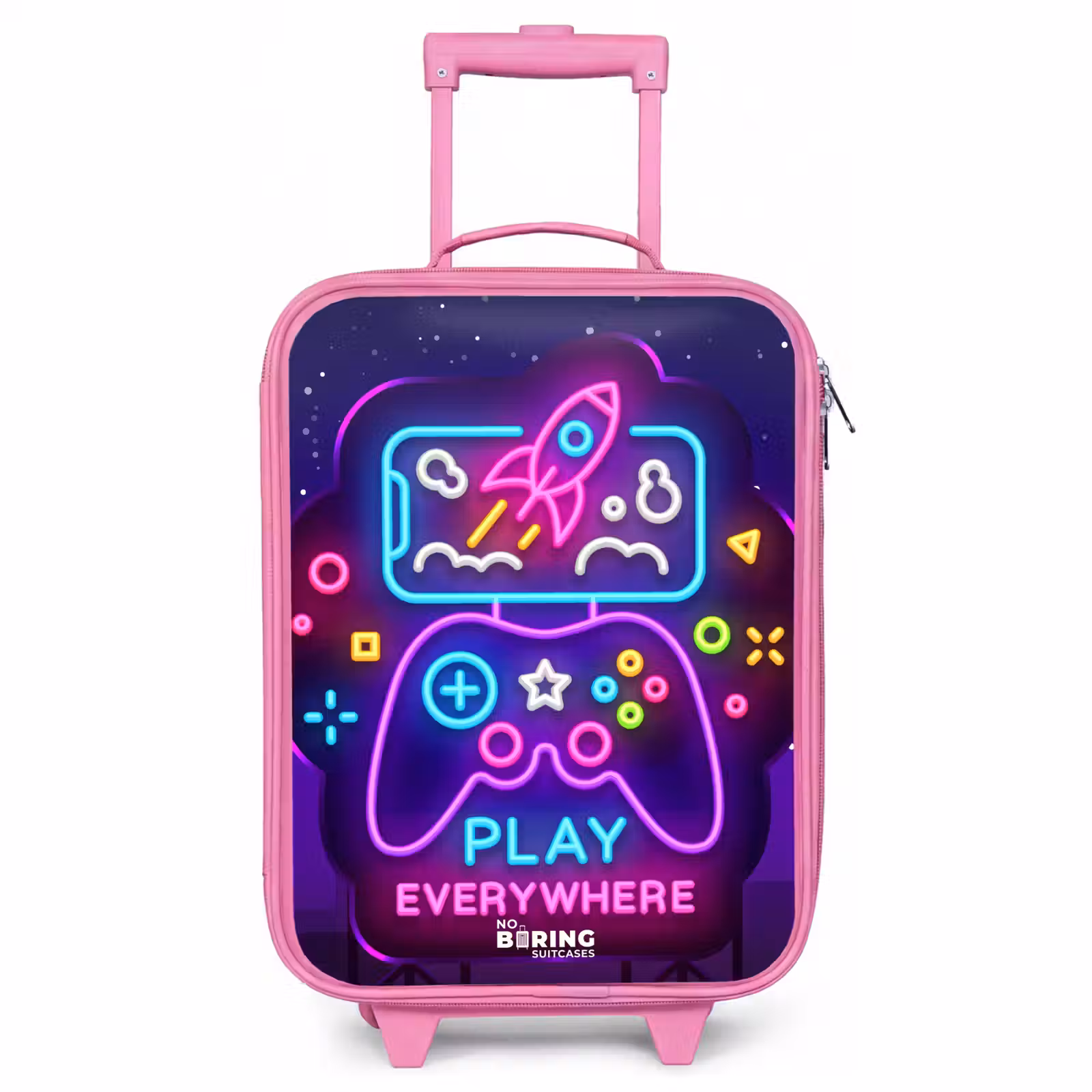 Kinderkoffer Rosa - Neonschild mit Controller — 1