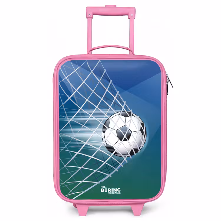 Kinderkoffer Rosa - Ball im Tor — 1