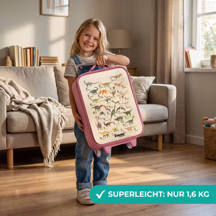 Kinderkoffer Rosa - Dino-Alphabet — 3