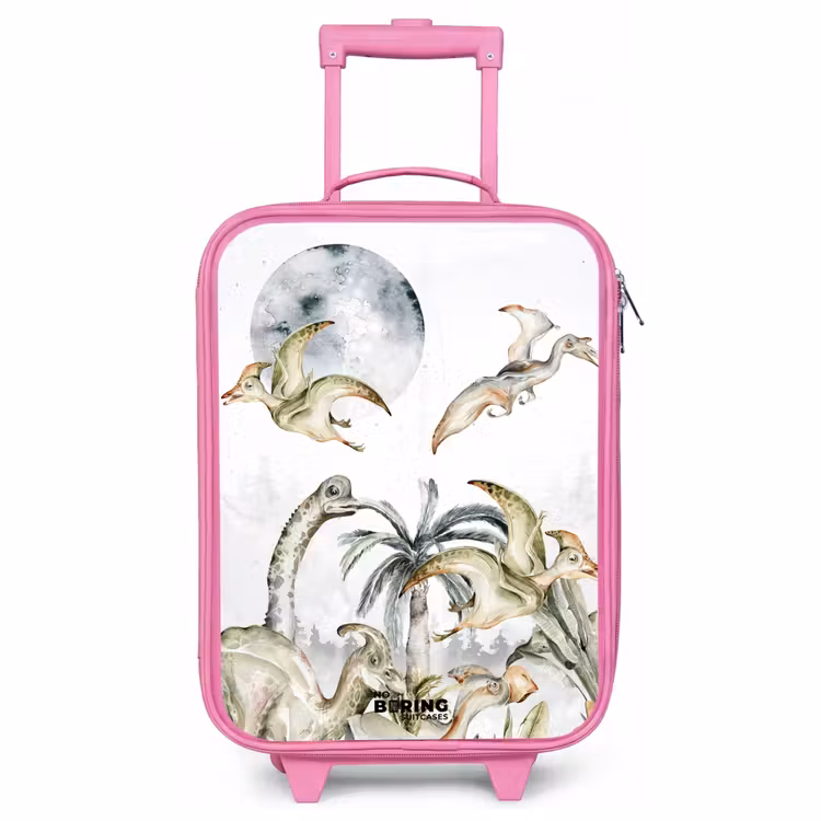 Kinderkoffer Rosa - Dinos im Dschungel — 1