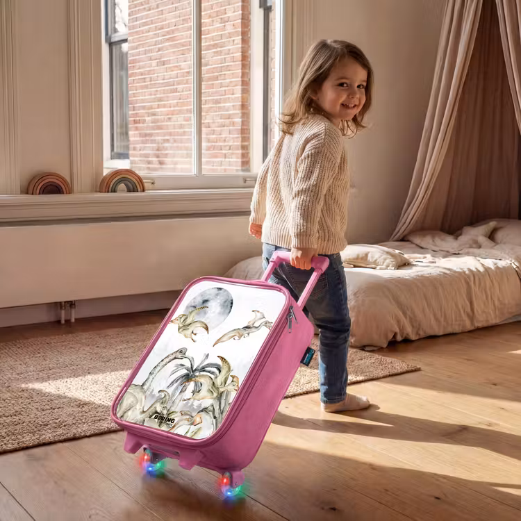 Kinderkoffer Rosa - Dinos im Dschungel — 2