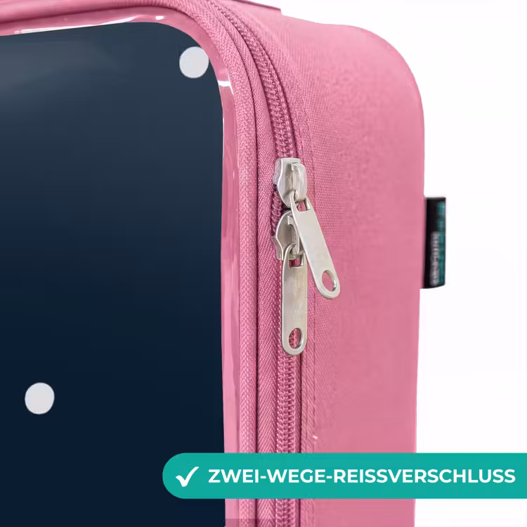 Kinderkoffer Rosa - Kleiner König mit Tupfen — 5