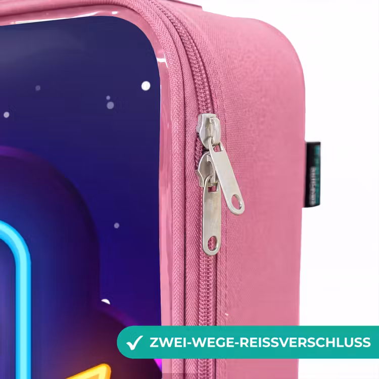 Kinderkoffer Rosa - Neonschild mit Controller — 5